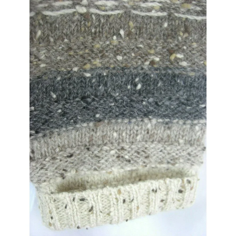 Vintage Y2K Gap Preppy Cardigan Sweater Medium Lambswool Mohair Multicolor - Picture 3 of 8